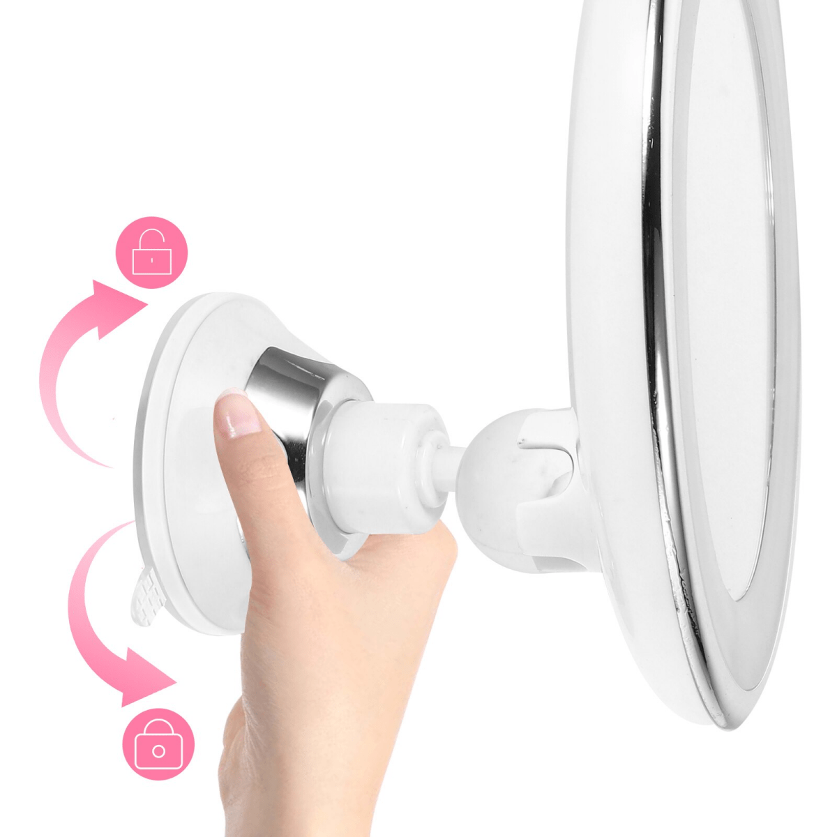10X Magnifying Makeup Mirror with LED Light