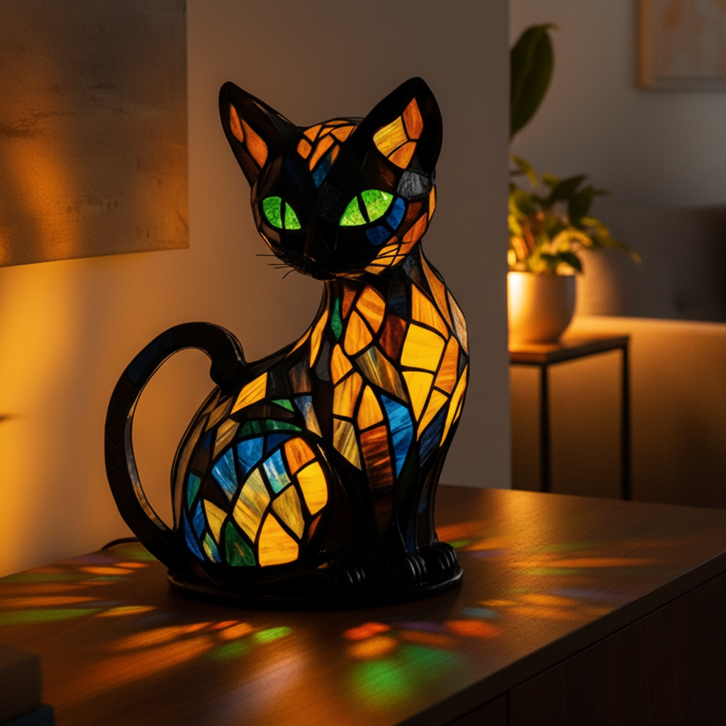 Decorative Cat LED Lamp