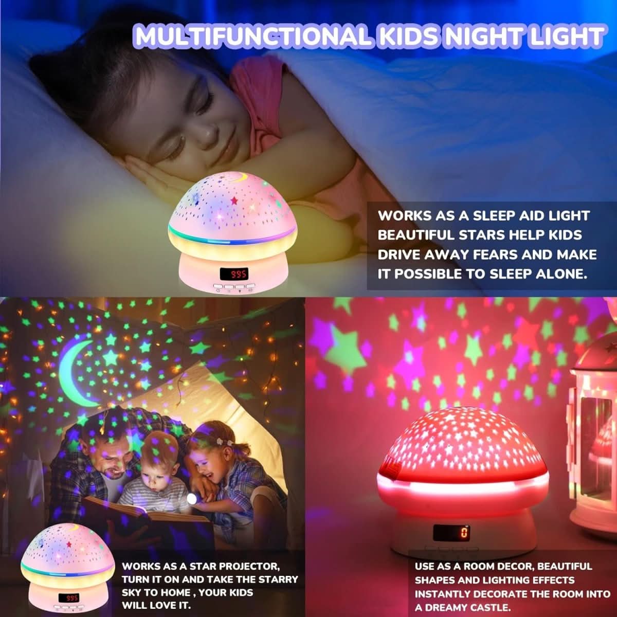 Star Galaxy Projector Night Light