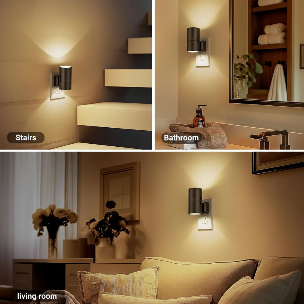 Plug-In Up & Down LED Wall Light