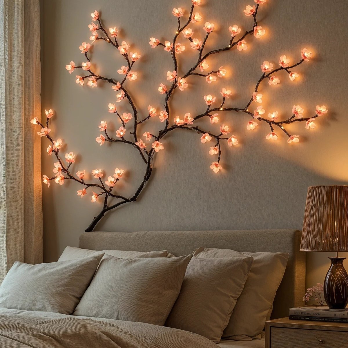 LED Cherry Blossom Branch Wall Light