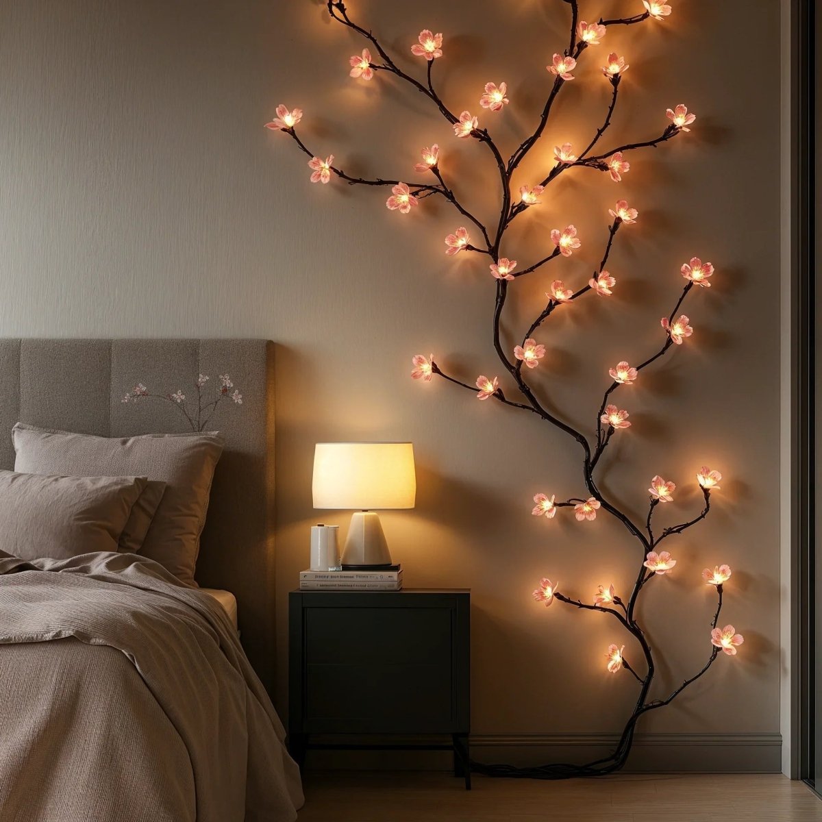 LED Cherry Blossom Branch Wall Light