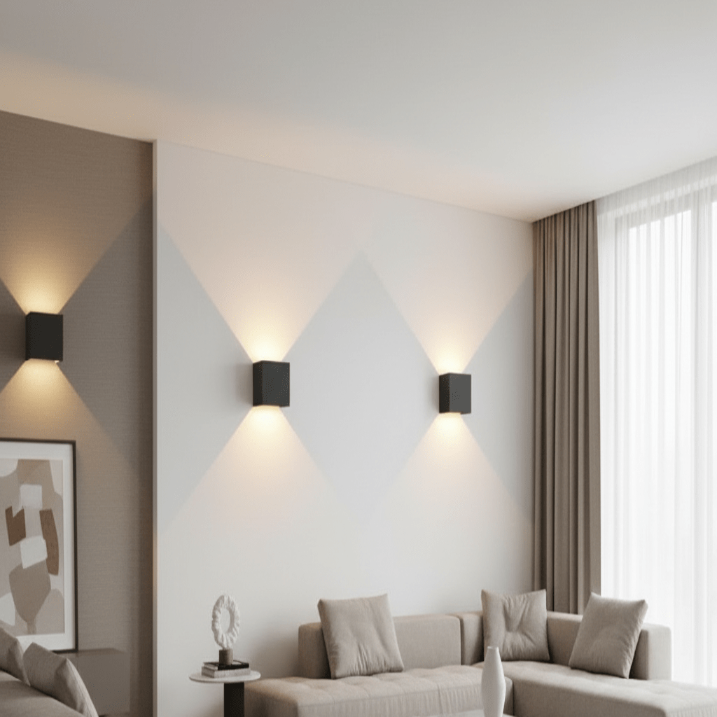 LED Wireless Adjustable Light Beam Wall Light