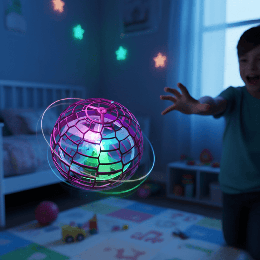 Flying Gyroscope with LED Lights