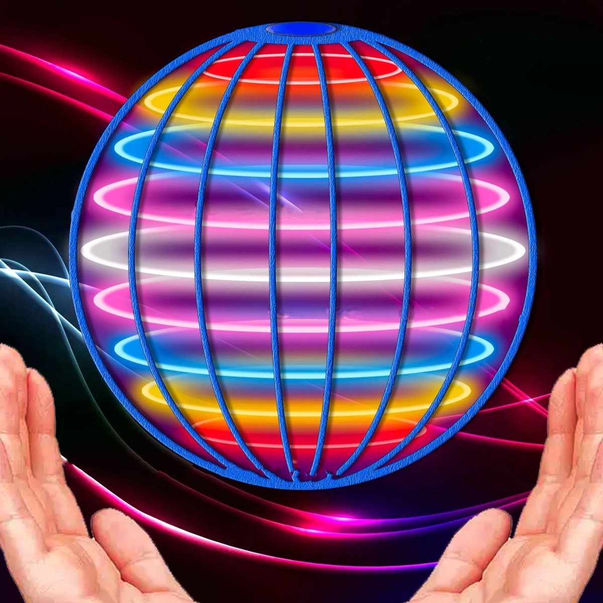 Flying Gyroscope with LED Lights