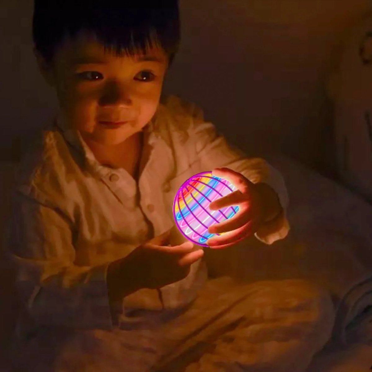 Flying Gyroscope with LED Lights
