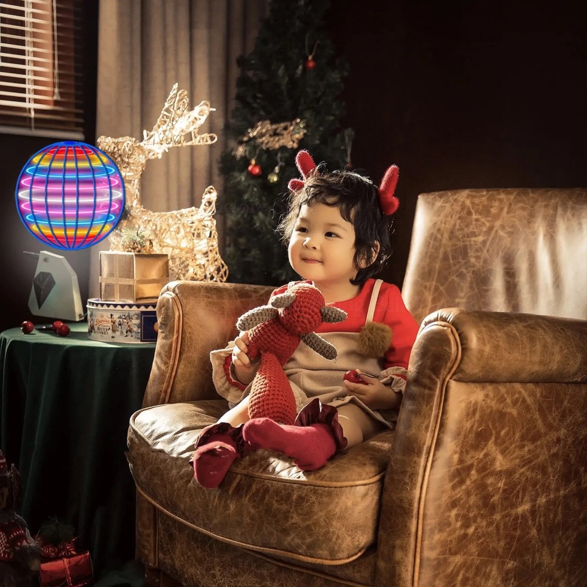 Flying Gyroscope with LED Lights