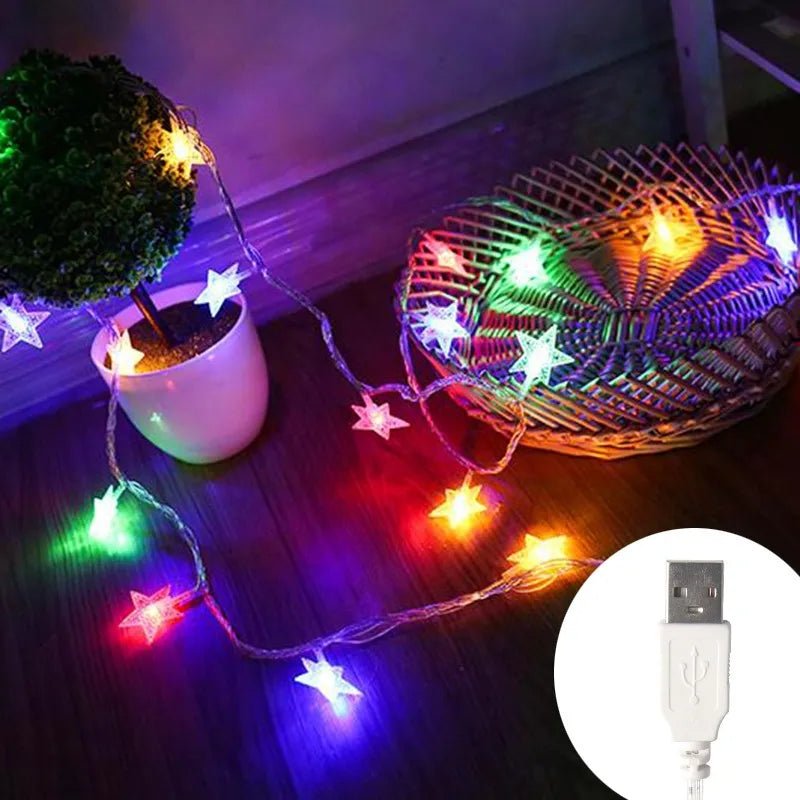 Star LED Decorative String Lights