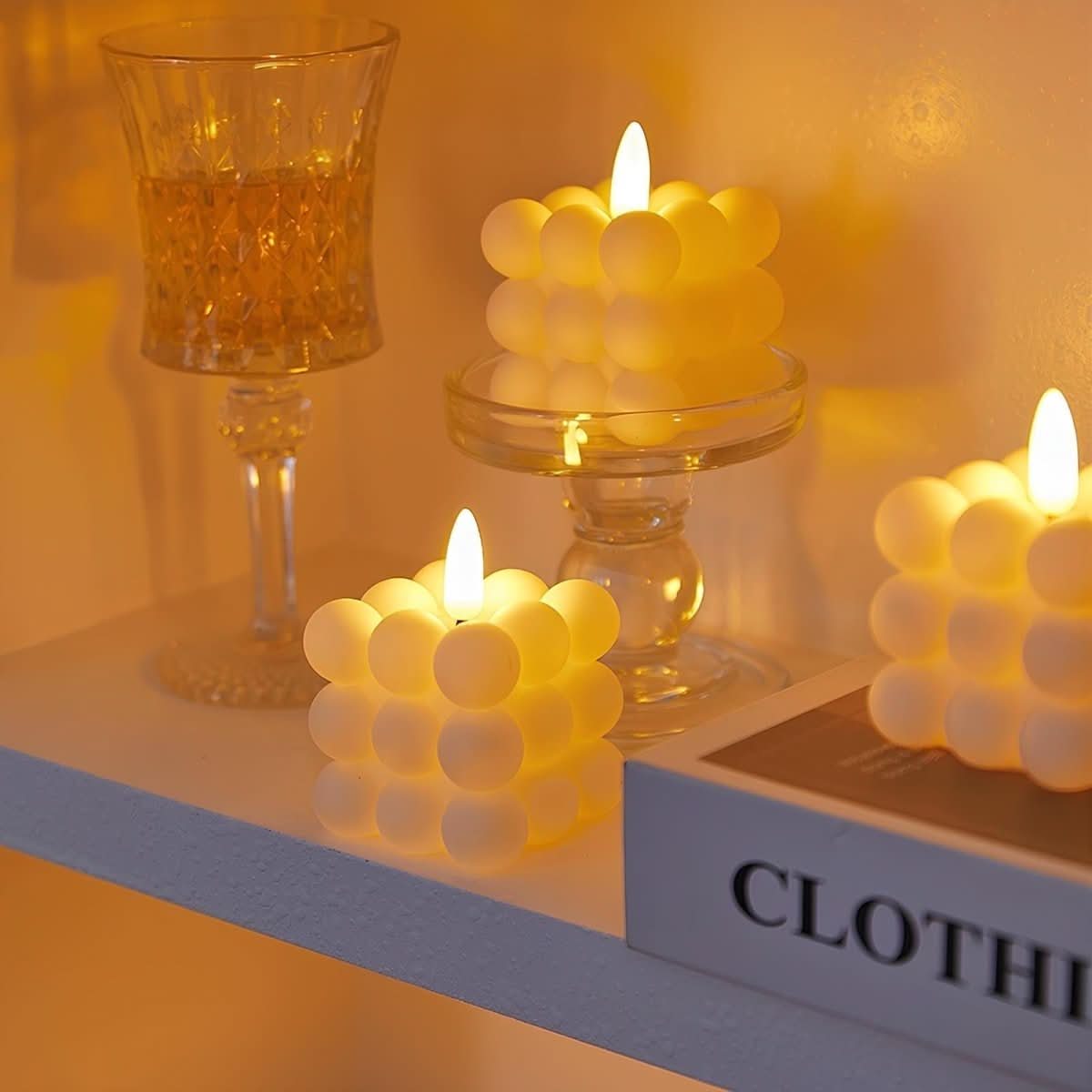 Pumpkin LED Flameless Candles