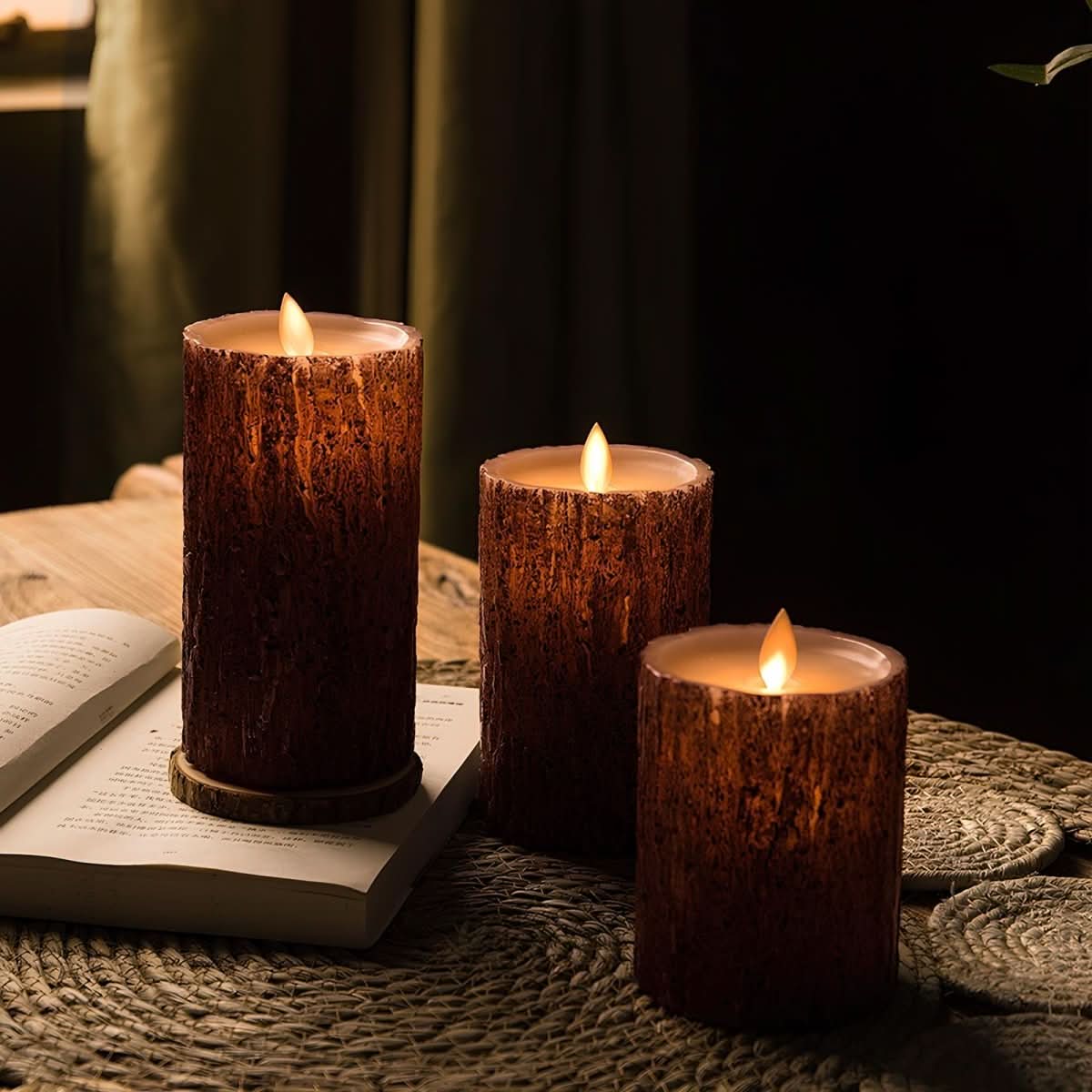 Pumpkin LED Flameless Candles
