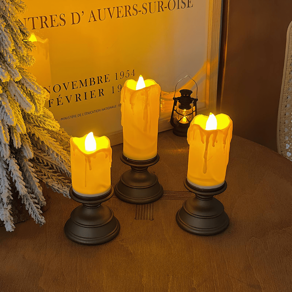 Pumpkin LED Flameless Candles
