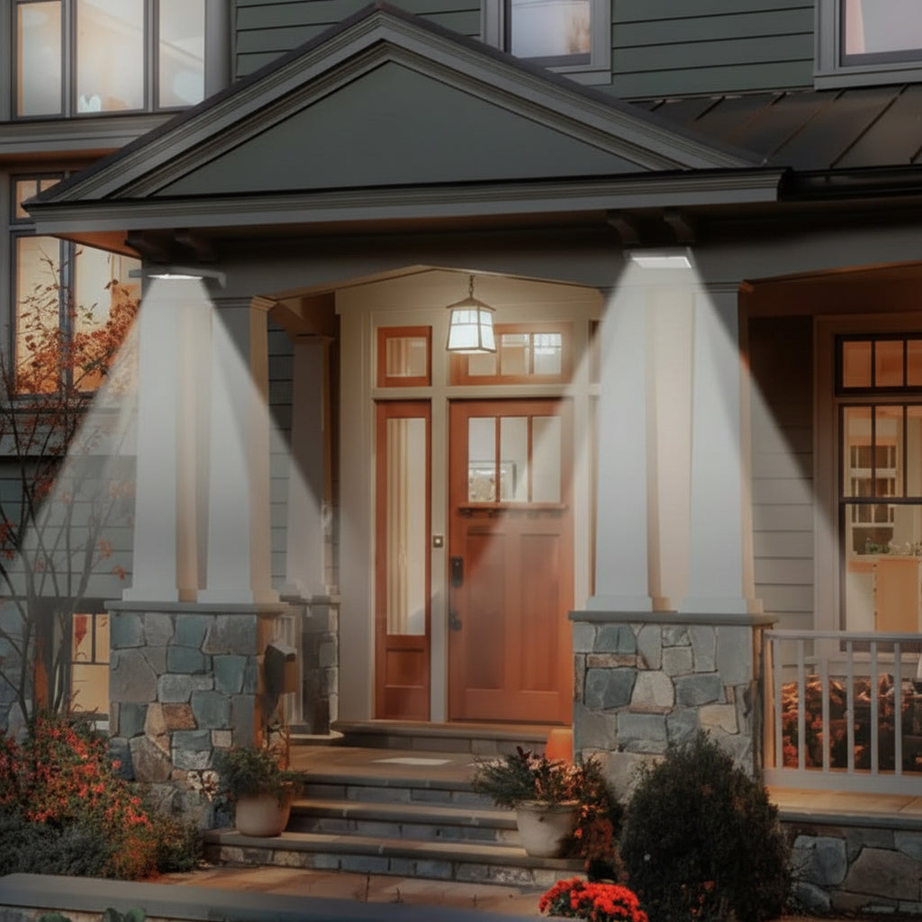 Solar LED Wall Light with Motion Sensor