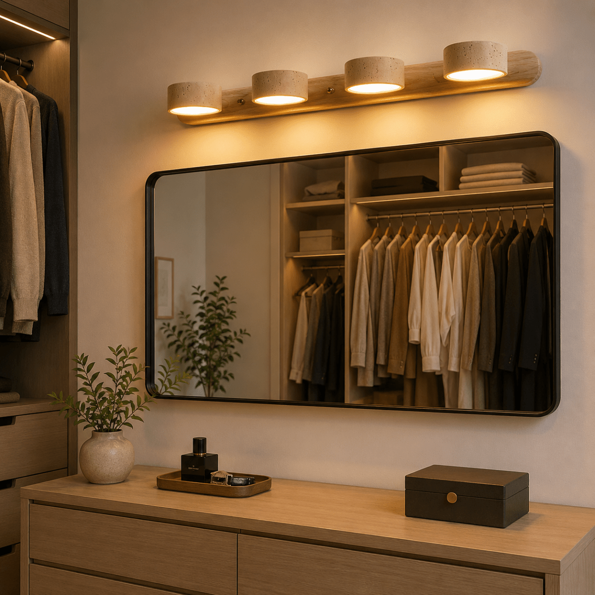 Modern LED Wall Light with Dual Lamps