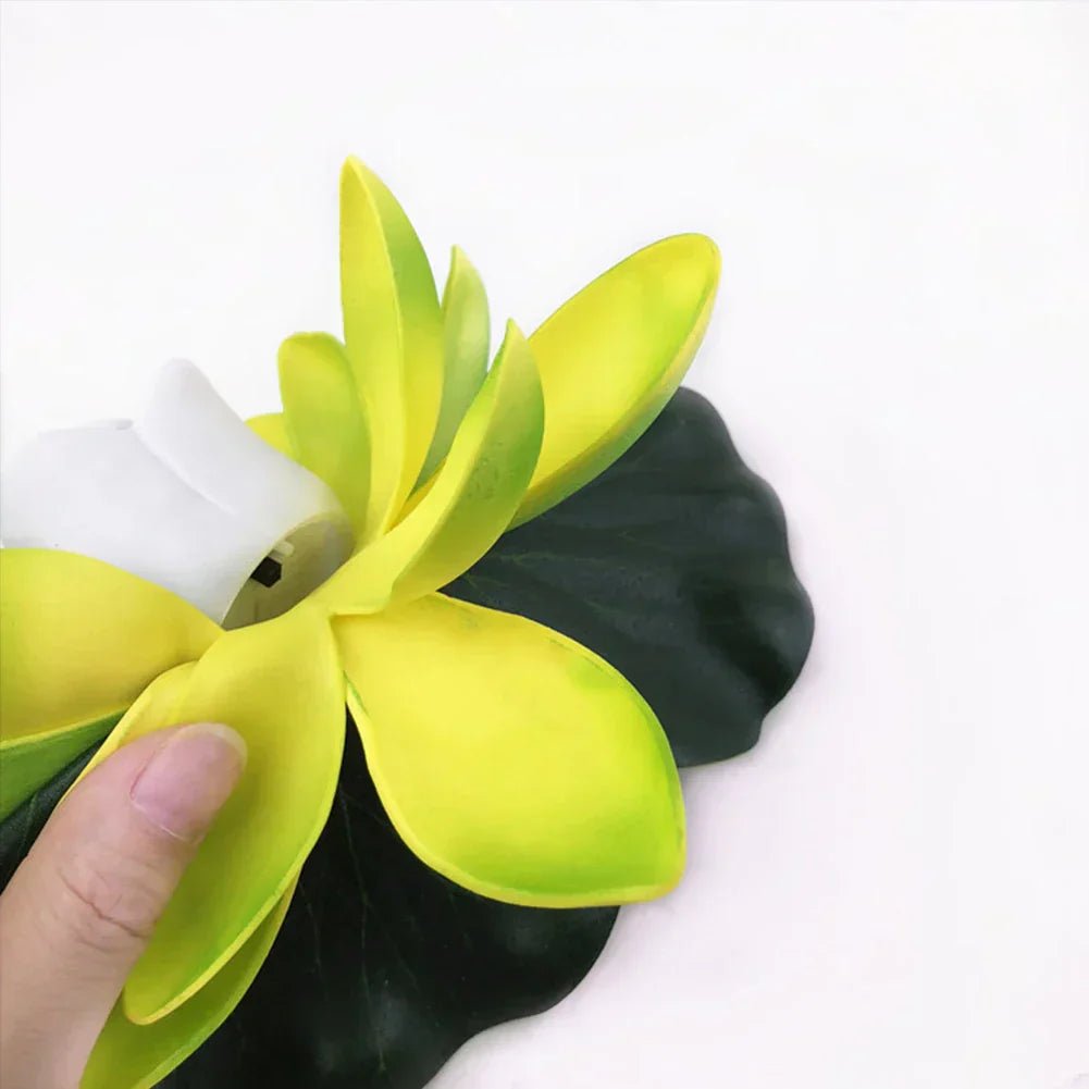 Floating LED Floral Pond Light