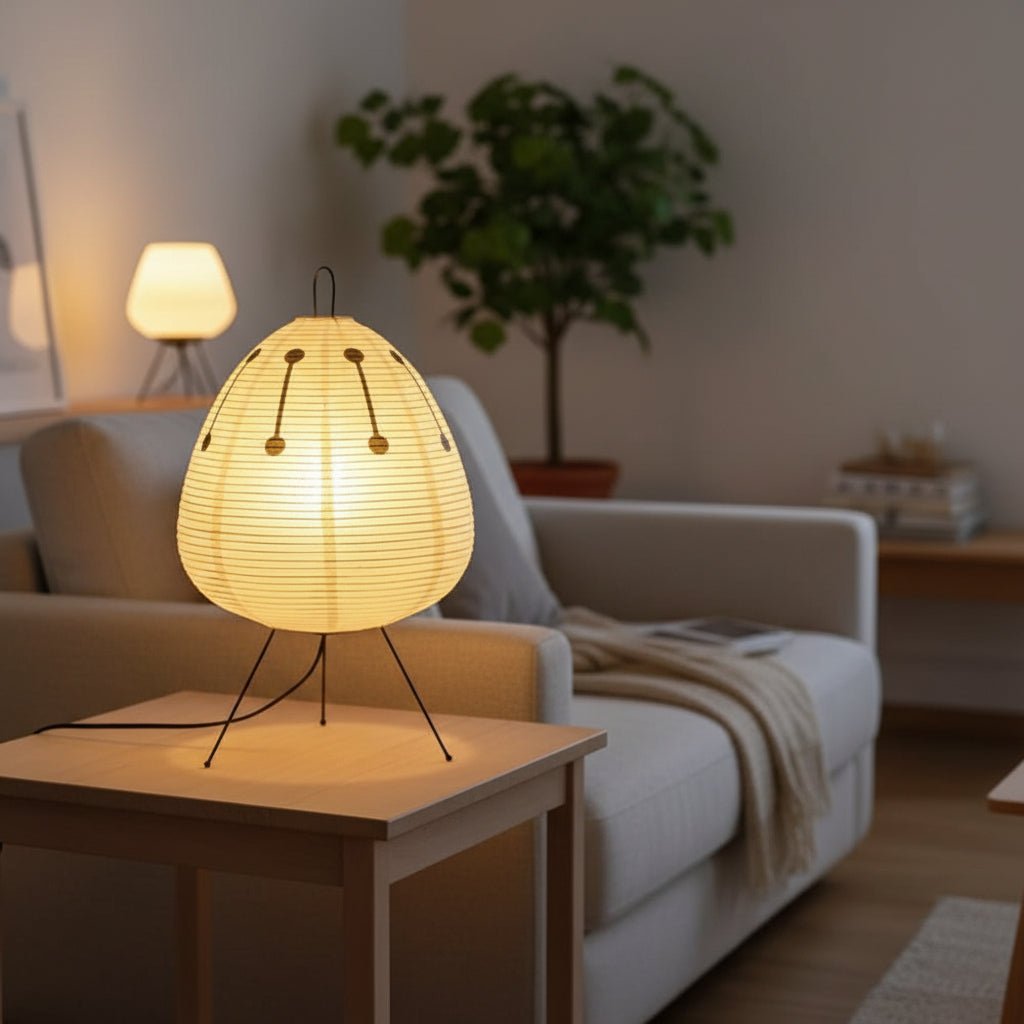 LED Rice Paper Table Lamp