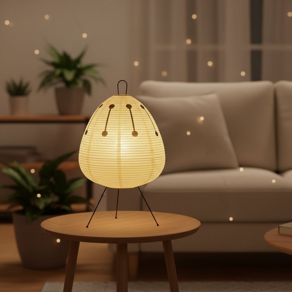 LED Rice Paper Table Lamp
