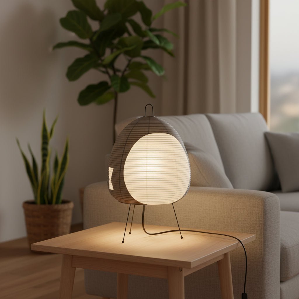 LED Rice Paper Table Lamp