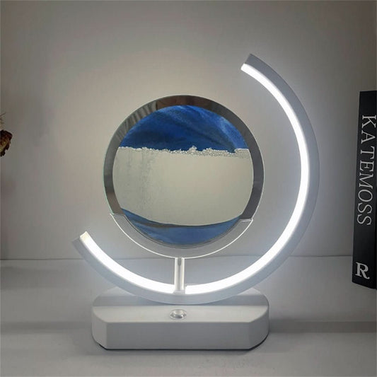 3D USB Charging LED Sand Art Table Lamp