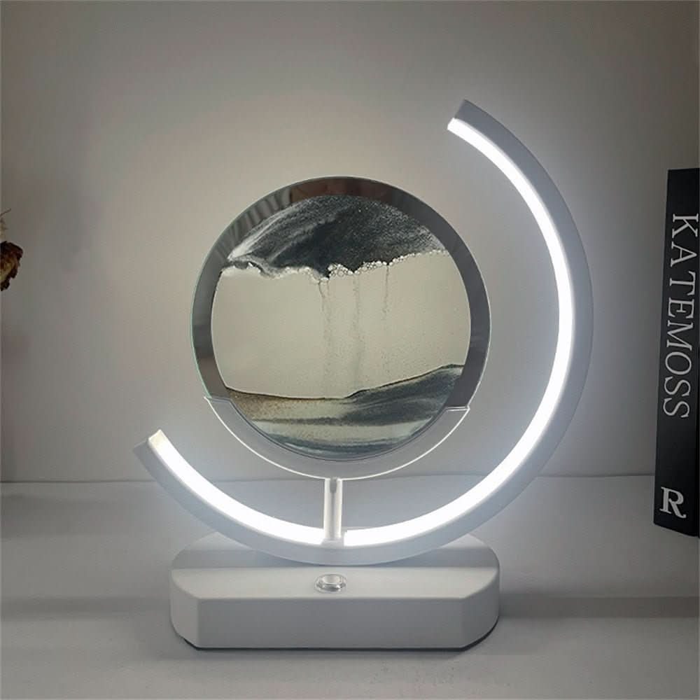 3D USB Charging LED Sand Art Table Lamp