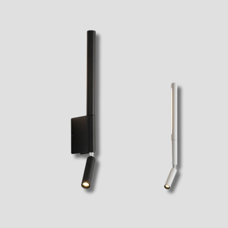 2-in-1 LED Bedside Wall Light with Adjustable Reading Spotlight