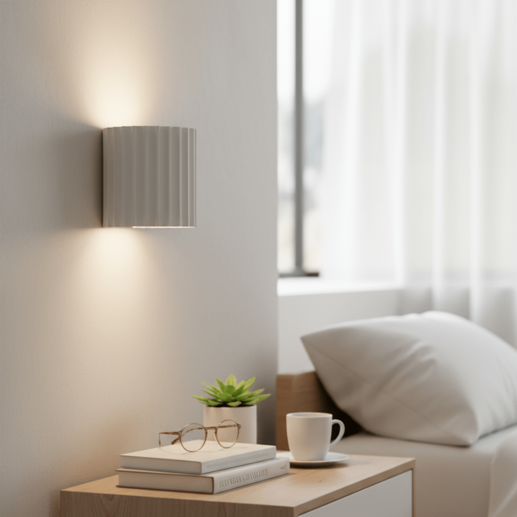 Modern Ribbed Up & Down Wall Light