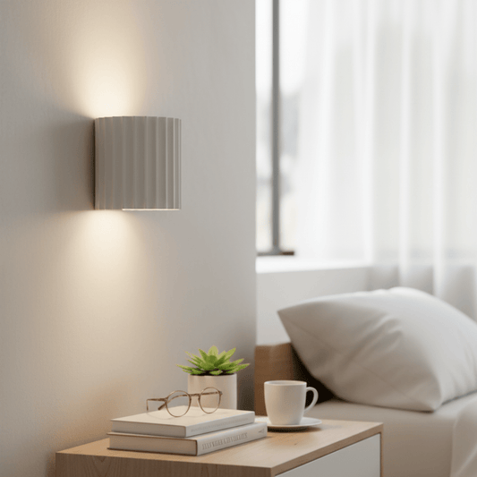 Modern Ribbed Up & Down Wall Light