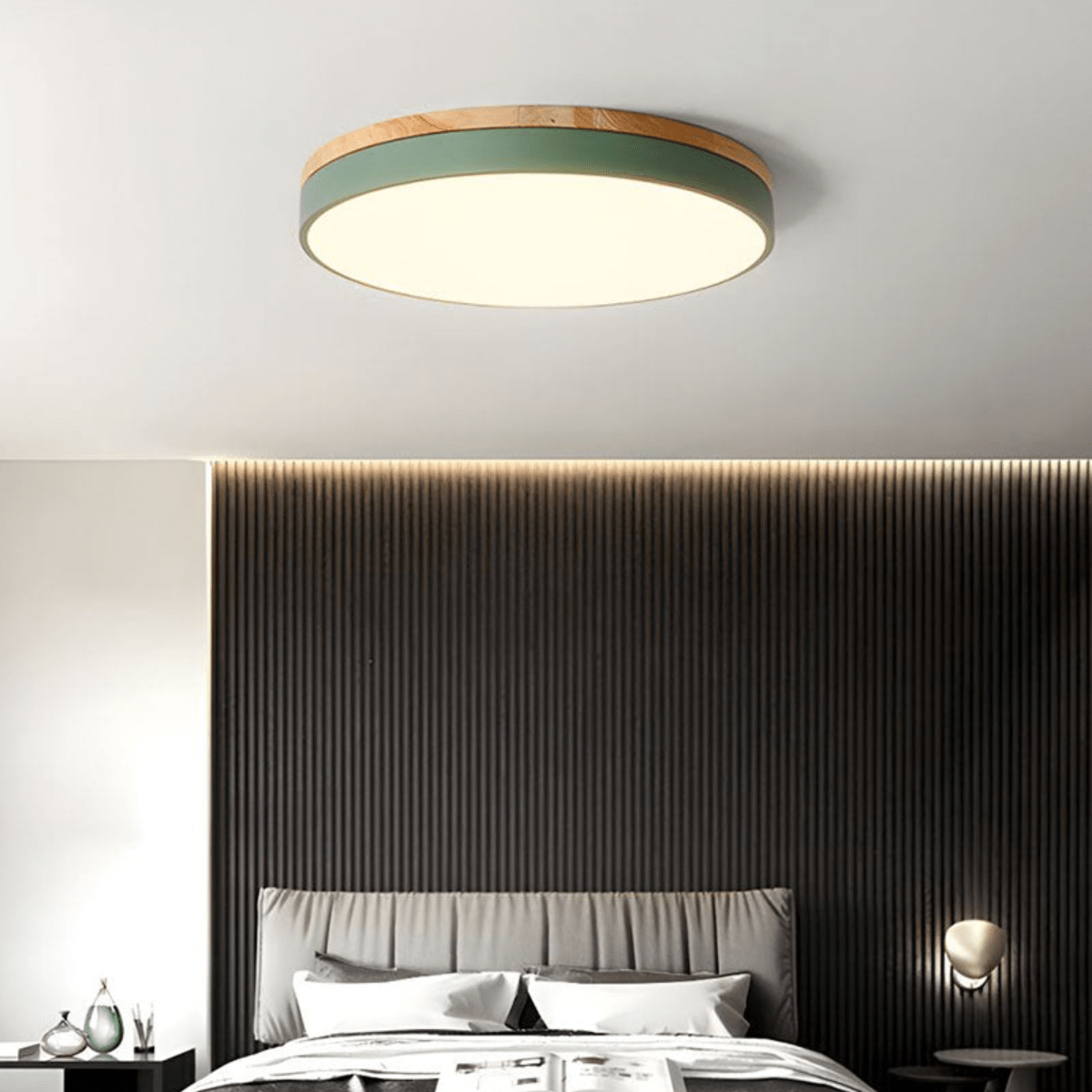 Modern LED Flush Mount Round Ceiling Light