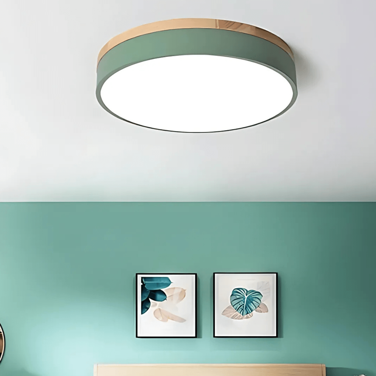 Modern LED Flush Mount Round Ceiling Light