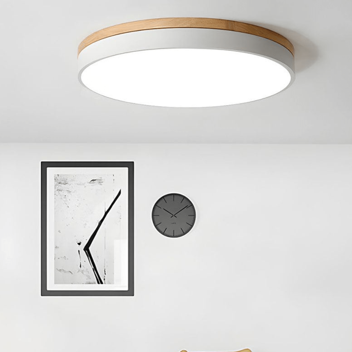 Modern LED Flush Mount Round Ceiling Light