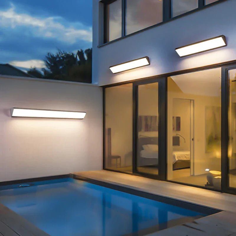 Slim LED Outdoor Wall Light
