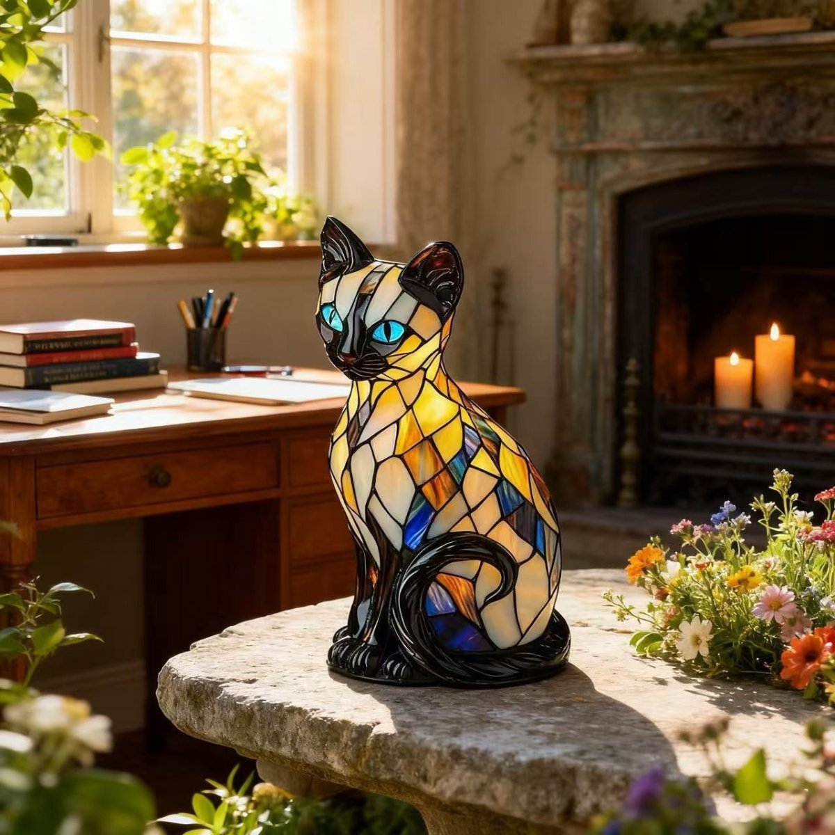 Decorative Cat Table Lamp