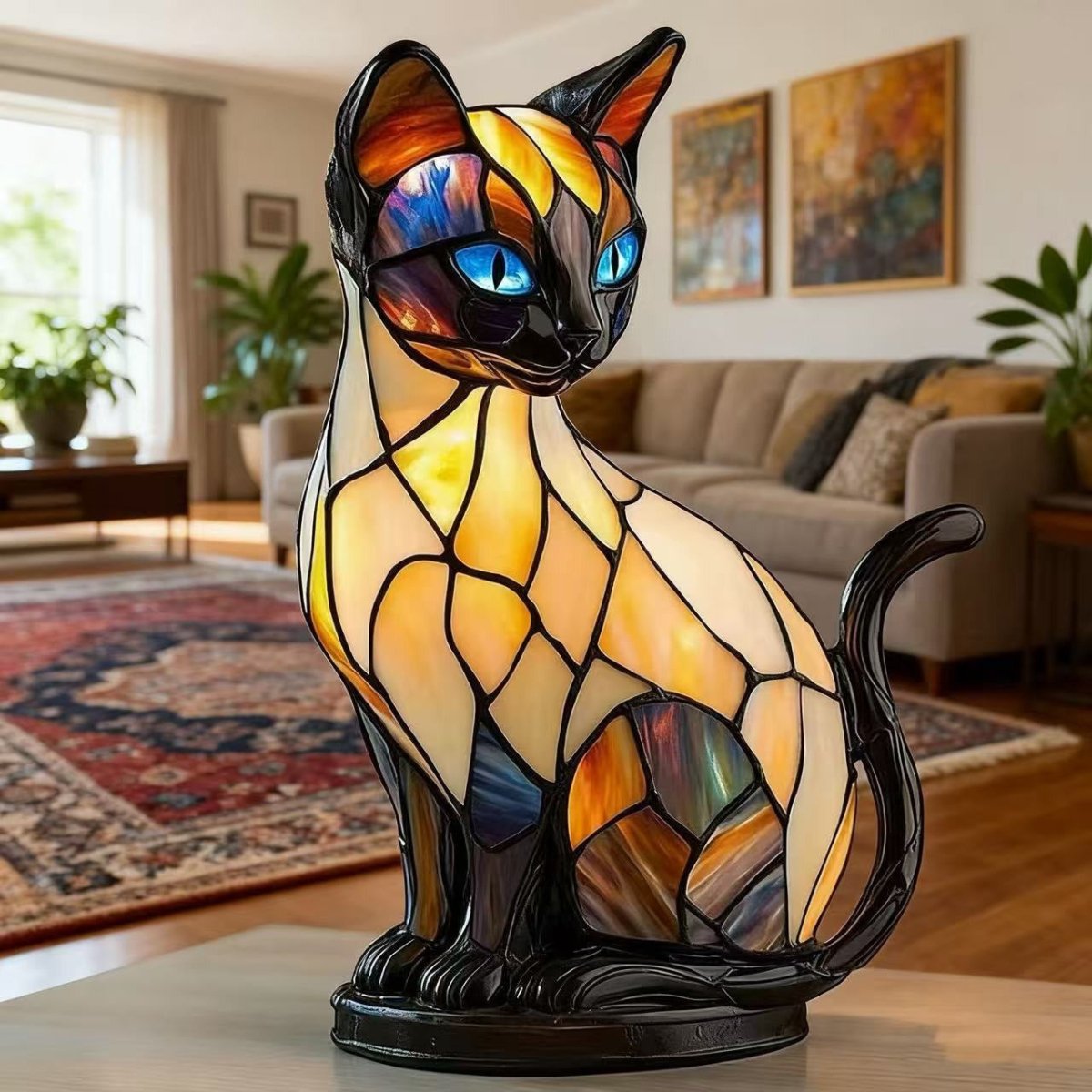 Decorative Cat Table Lamp