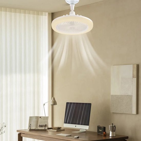 LED Ceiling Fan with Light & Remote Control