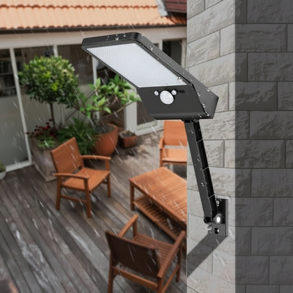 Solar LED Wall Light with Motion Sensor
