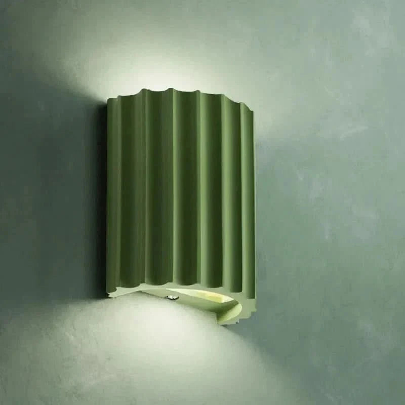 Modern Ribbed Up & Down Wall Light