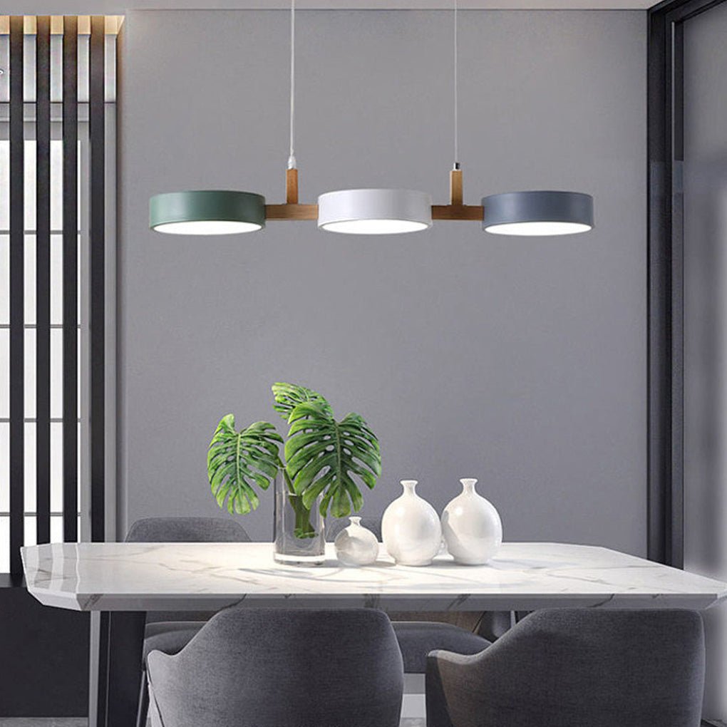 Modern 3-Light Linear Pendant Light