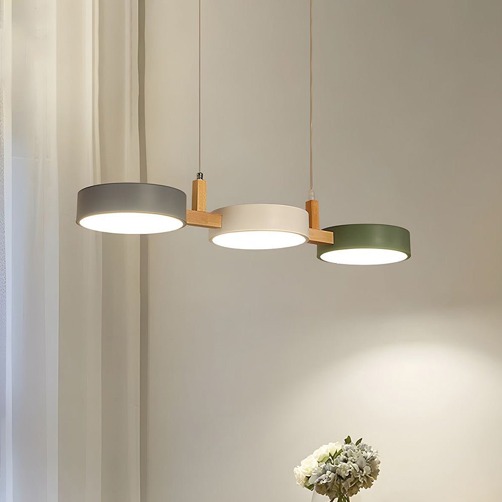 Modern 3-Light Linear Pendant Light