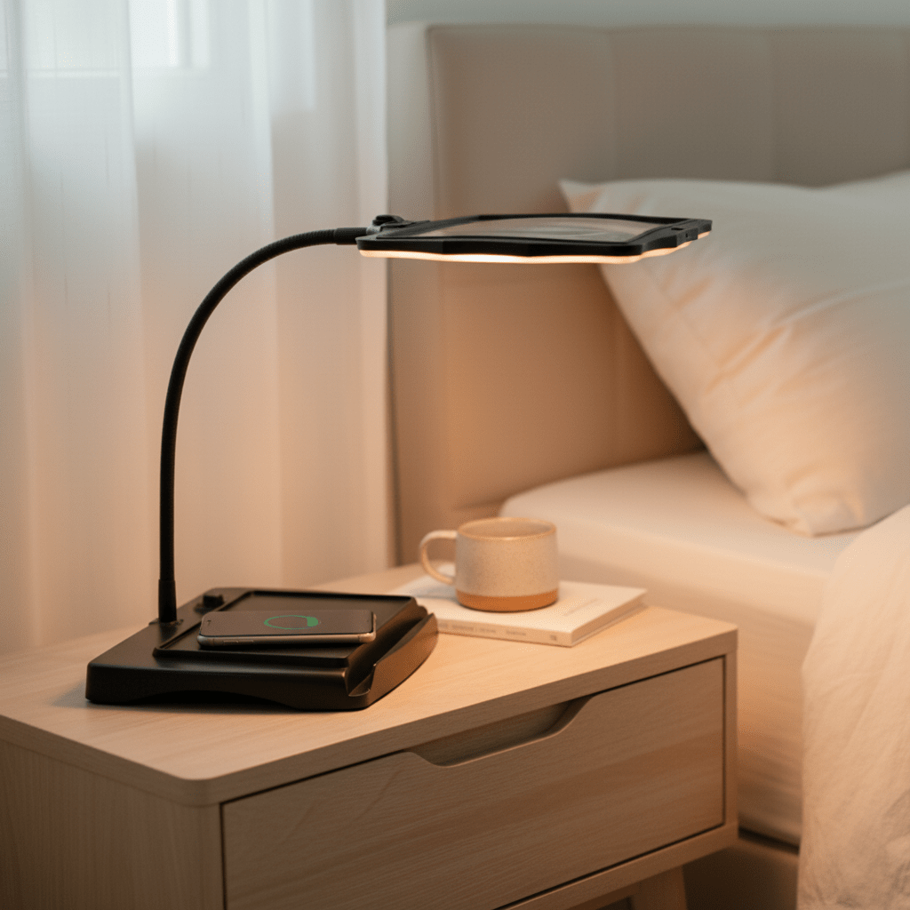 Modern LED Table Lamp with Adjustable Neck
