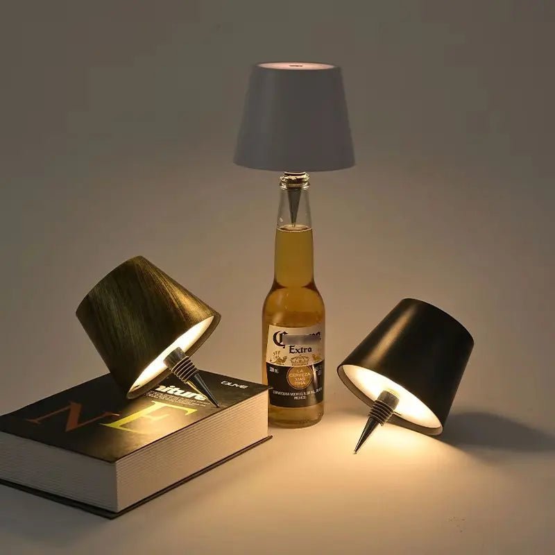 Modern Bottle Base Table Lamp