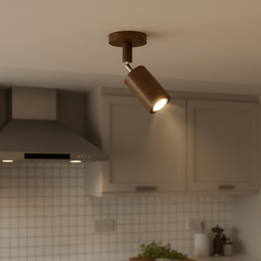 Minimalist LED Ceiling Lamp with Adjustable Light Direction