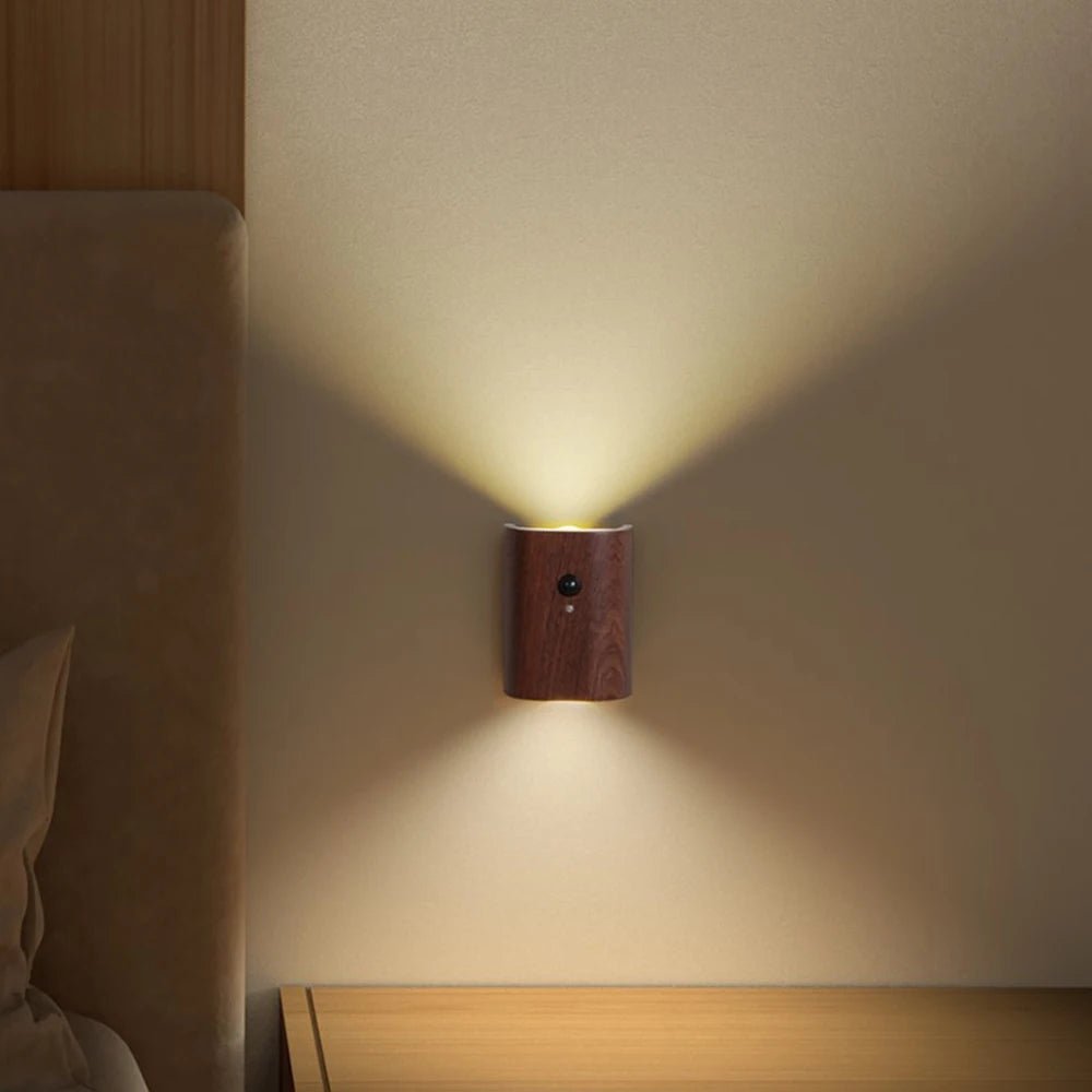 Motion Sensor Modern Dual Beam Wall Light