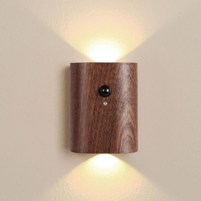 Motion Sensor Modern Dual Beam Wall Light