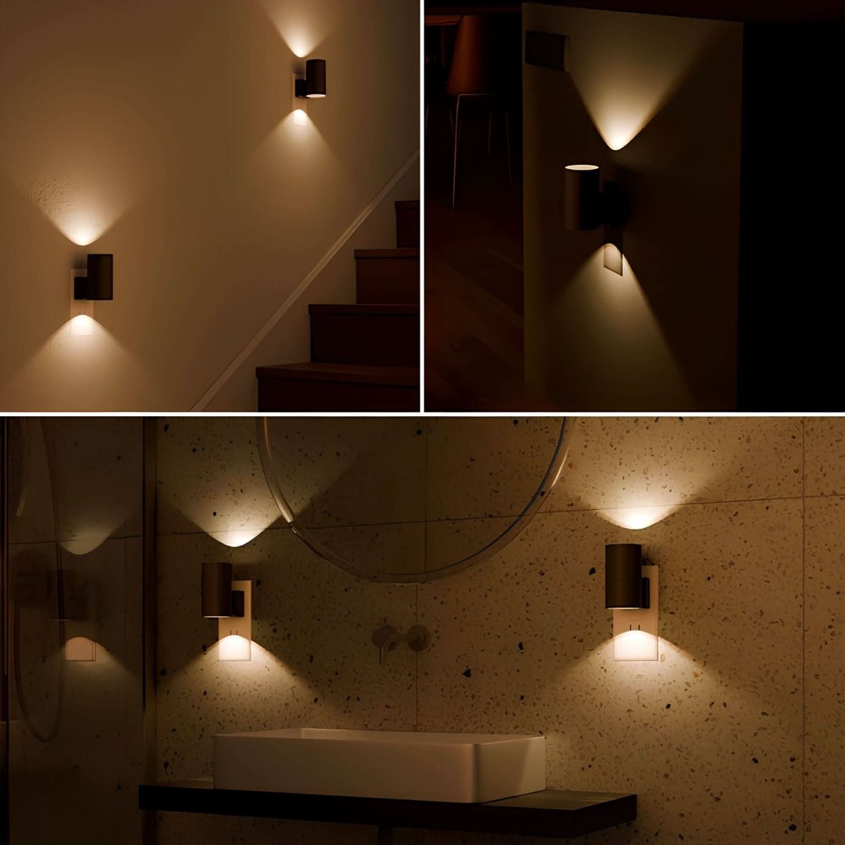 Plug-In Up & Down LED Wall Light